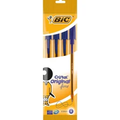 BIC - SET 4 PENNE A SFERA CRISTAL ORIGINAL FINE BLU: vendita online BIC - SET 4 PENNE A SFERA CRISTAL ORIGINAL FINE BLU in offerta