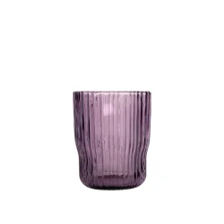 BICCHIERE DA ACQUA LINEA LYRIC IN VETRO VIOLA 28CL