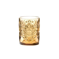 BICCHIERE DA ACQUA LINEA VINTAGE IN VETRO AMBRA 300ML