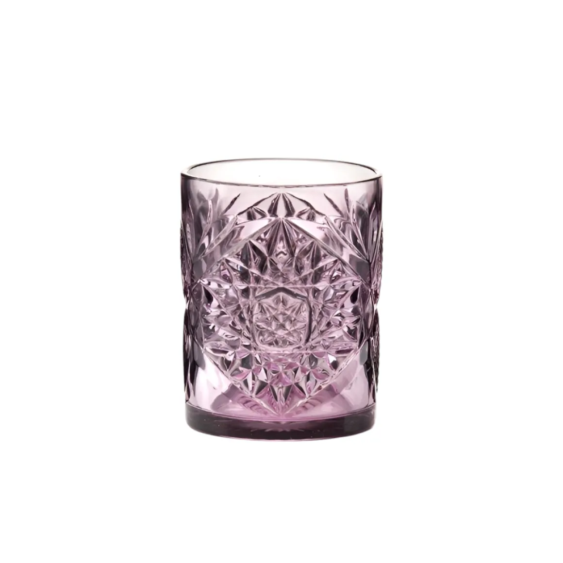 BICCHIERE DA ACQUA LINEA VINTAGE IN VETRO PURPLE 300ML
