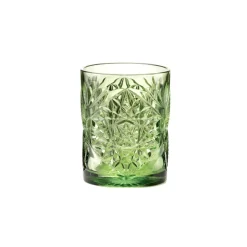 BICCHIERE DA ACQUA LINEA VINTAGE IN VETRO GREEN 300ML