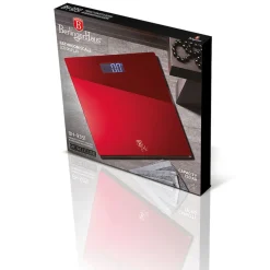 Bilancia Digitale 30x30cm In Vetro Temperato e Abs Burgundy : Bilancia in Offerta