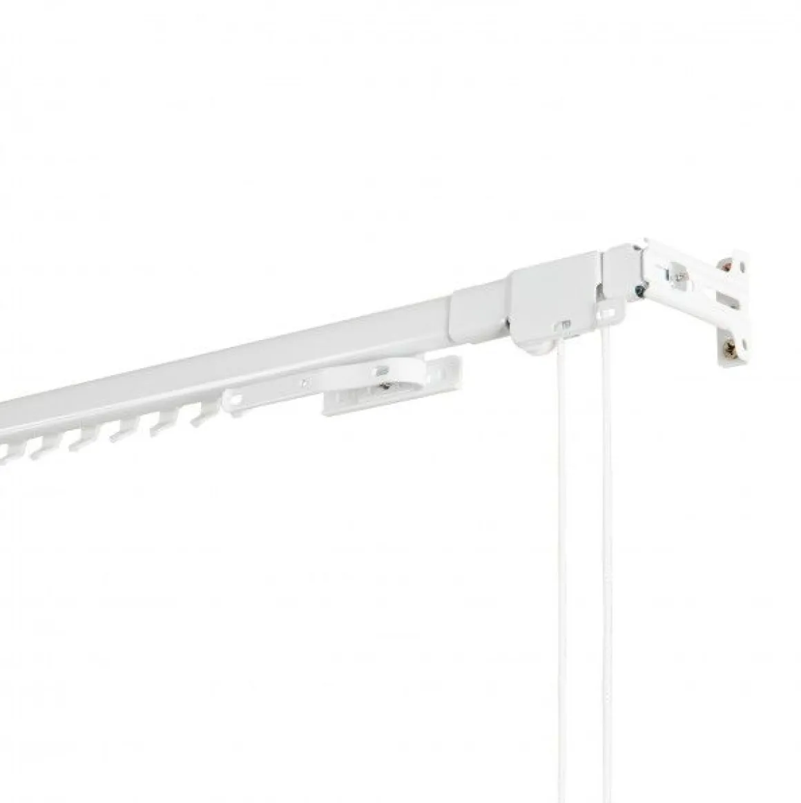 BINARIO RINFORZATO ESTENSIBILE PER TENDE 120-210CM BIANCO: vendita online BINARIO RINFORZATO ESTENSIBILE PER TENDE 120-210CM BIANCO in offerta