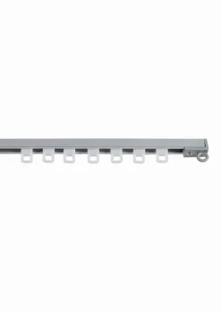 BINARIO LEGGERO PER TENDE IN ALLUMINIO 250CM GRIGIO: vendita online BINARIO LEGGERO PER TENDE IN ALLUMINIO 250CM GRIGIO in offerta