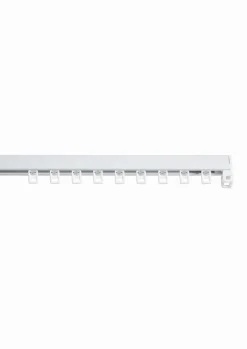 BINARIO RINFORZATO PER TENDE IN ALLUMINIO BIANCO 200CM: vendita online BINARIO RINFORZATO PER TENDE IN ALLUMINIO BIANCO 200CM in offerta