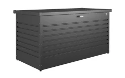 BIOHORT - BAULE DA ESTERNO 160X79 H. 83 CM ACCIAIO GRIGIO SCURO: vendita online BIOHORT - BAULE DA ESTERNO 160X79 H. 83 CM ACCIAIO GRIGIO SCURO in offerta