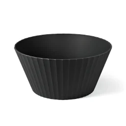 BLIM PLUS - CIOTOLA IN POLIPROPILENE LINEA NETTUNO 25X12CM NERO CARBONE