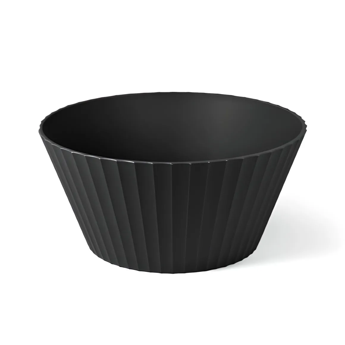 BLIM PLUS - CIOTOLA IN POLIPROPILENE LINEA NETTUNO 25X12CM NERO CARBONE