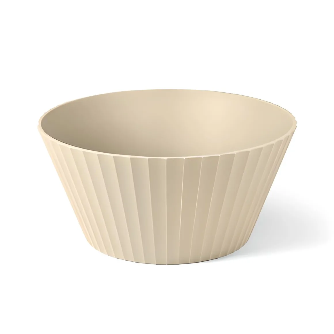 BLIM PLUS - CIOTOLA IN POLIPROPILENE LINEA NETTUNO 25X12CM CREMA