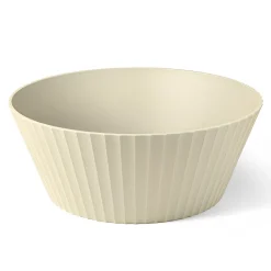 BLIM PLUS - CIOTOLA IN POLIPROPILENE LINEA NETTUNO 30X12CM CREMA