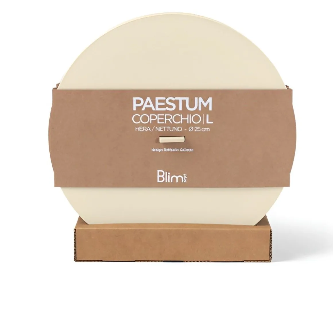 BLIM PLUS - COPERCHIO LINEA PAESTUM DIAM. 25CM CREMA