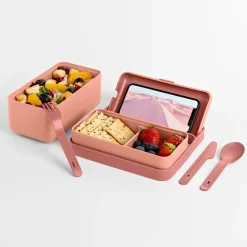 BLIM PLUS - LUNCHBOX BAULETTO ROSA 18X9.5X13.5CM 450ML
