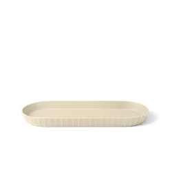 BLIM PLUS - VASSOIO IN POLIPROPILENE LINEA MINERVA 37.5X15CM CREMA