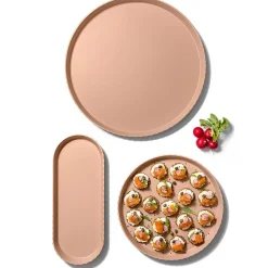 BLIM PLUS - VASSOIO IN POLIPROPILENE LINEA ATENA 40X3CM ROSA