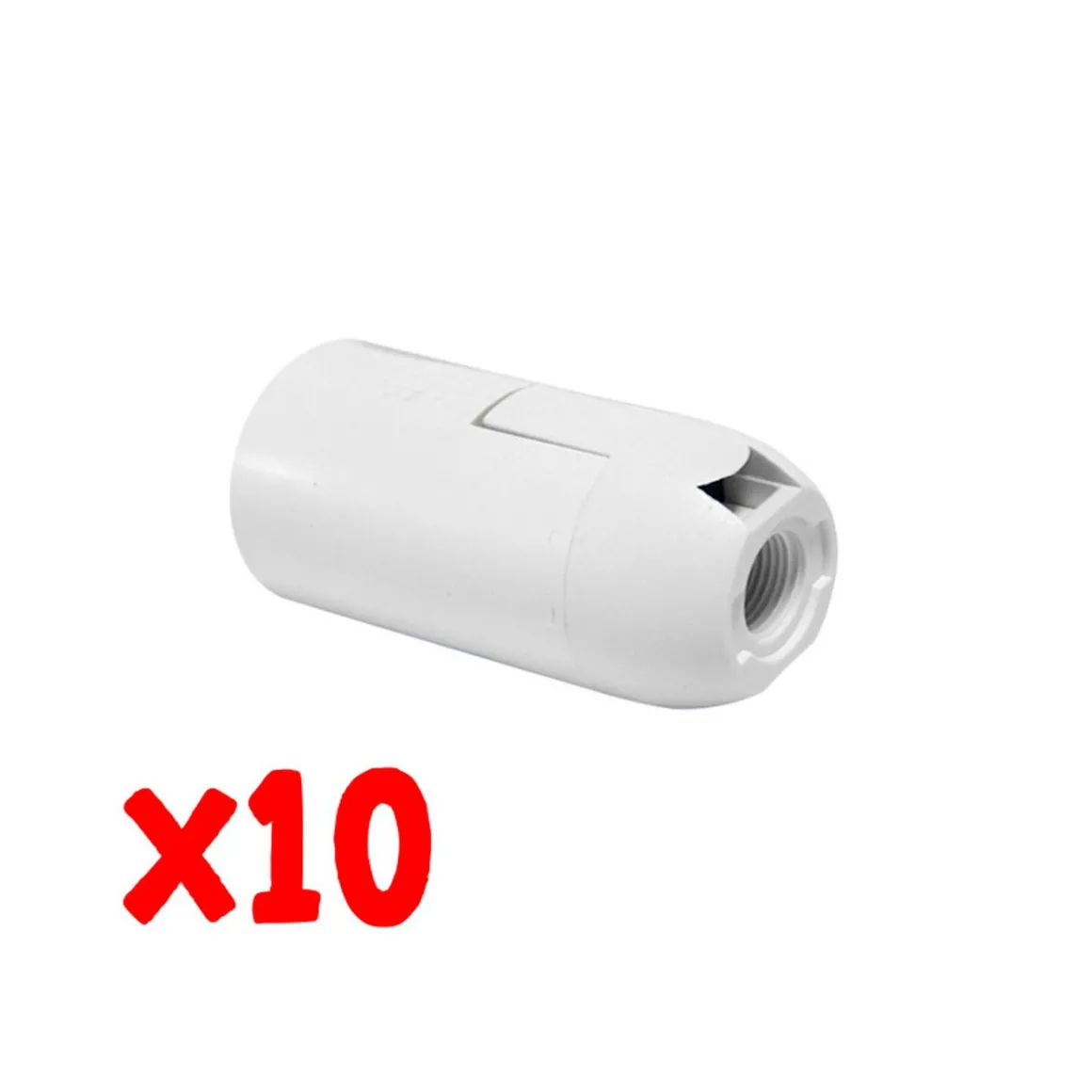 BLISTER 10PZ PORTALAMPADA BIANCO E14: vendita online BLISTER 10PZ PORTALAMPADA BIANCO E14 in offerta