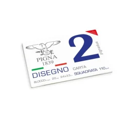 Blocco 4 angoli pignadue ff20 carta liscia squadrata 24x33