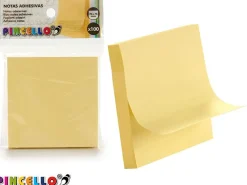 BLOCCO 100 FF ADESIVI GIALLI 76X76mm: vendita online BLOCCO 100 FF ADESIVI GIALLI 76X76mm in offerta
