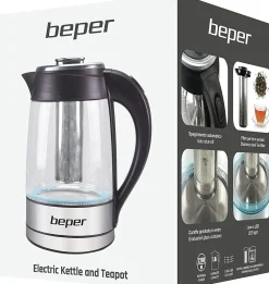 BOLLITORE E THEIERA DA 1.8LT IN VETRO