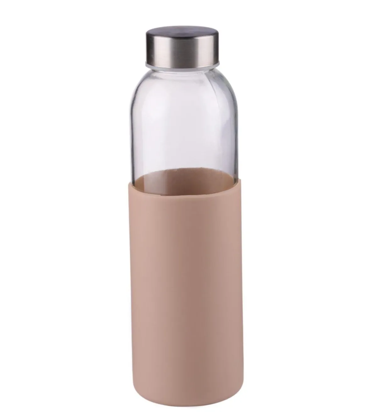 BORRACCIA TERMICA IN VETRO E SILICONE 500ML 24X6 CM ASSORTITA: vendita online BORRACCIA TERMICA IN VETRO E SILICONE 500ML 24X6 CM ASSORTITA in offerta