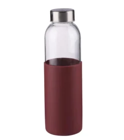BORRACCIA TERMICA IN VETRO E SILICONE 500ML 24X6 CM ASSORTITA: vendita online BORRACCIA TERMICA IN VETRO E SILICONE 500ML 24X6 CM ASSORTITA in offerta