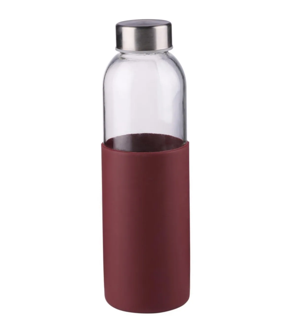 BORRACCIA TERMICA IN VETRO E SILICONE 500ML 24X6 CM ASSORTITA: vendita online BORRACCIA TERMICA IN VETRO E SILICONE 500ML 24X6 CM ASSORTITA in offerta