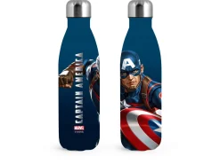 BORRACCIA TERMICA IN ACCIAIO INOX 0.50LT 27X8CM CAPITAN AMERICA: vendita online BORRACCIA TERMICA IN ACCIAIO INOX 0.50LT 27X8CM CAPITAN AMERICA in offerta