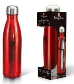 BORRACCIA TERMICA 0.5LT 26X7CM URGUNDY/CROMO: vendita online BORRACCIA TERMICA 0.5LT 26X7CM URGUNDY/CROMO in offerta