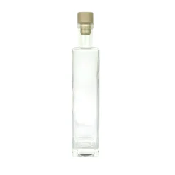 BOTTIGLIA CON TAPPO IN SUGHERO 350ML IN VETRO TRASPARENTE