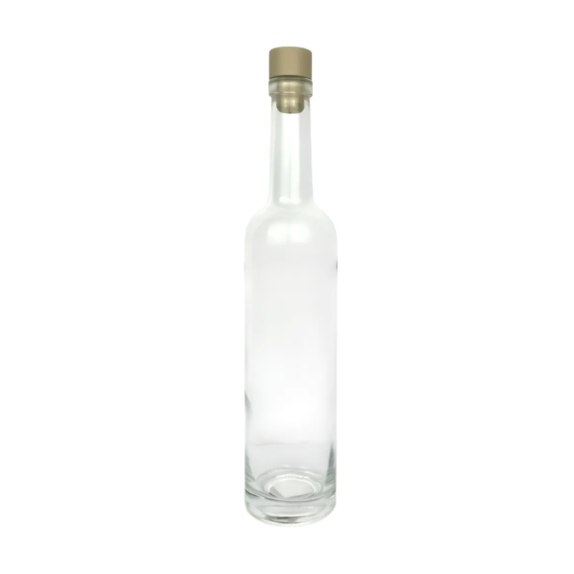 BOTTIGLIA CON TAPPO IN SUGHERO 550ML IN VETRO TRASPARENTE