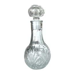 BOTTIGLIETTA CON TAPPO IN VETRO 100ML IN VETRO TRASPARENTE