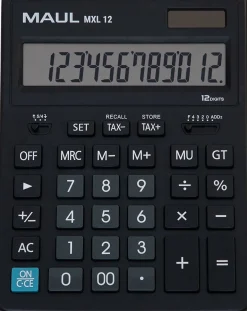 CALCOLATRICE MXL12TAX 12 CIFRE NERO : vendita online CALCOLATRICE MXL12TAX 12 CIFRE NERO in offerta