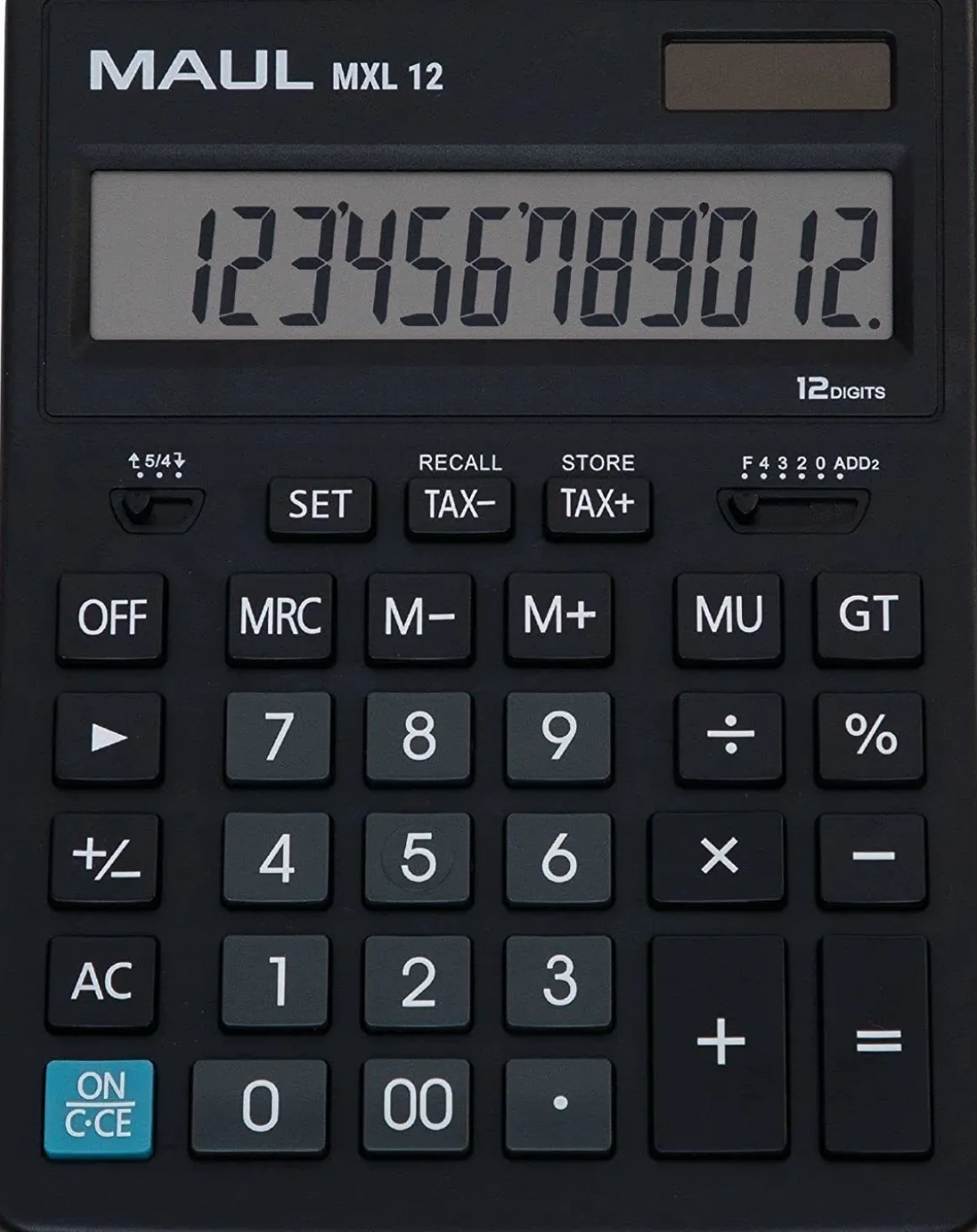 CALCOLATRICE MXL12TAX 12 CIFRE NERO : vendita online CALCOLATRICE MXL12TAX 12 CIFRE NERO in offerta