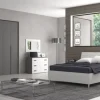 CAMERA COMPLETA LOFT FANGO E BIANCO FRASSINATO