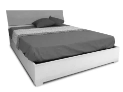 Camera da letto completa MILA frassino bianco e cemento