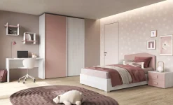 CAMERETTA COMPLETA MOD. YOUNG ROVERE NORDICO E ROSA