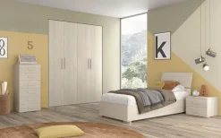 Cameretta da Letto Completa in Colore Olmo in Offerta