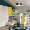 CAMERETTA GIESSEGI MOD. JOB BIANCO GIALLO E PERA