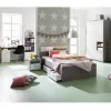 CAMERETTA LAMINATO CEMENTO E BIANCO LUCIDO componibile: vendita online