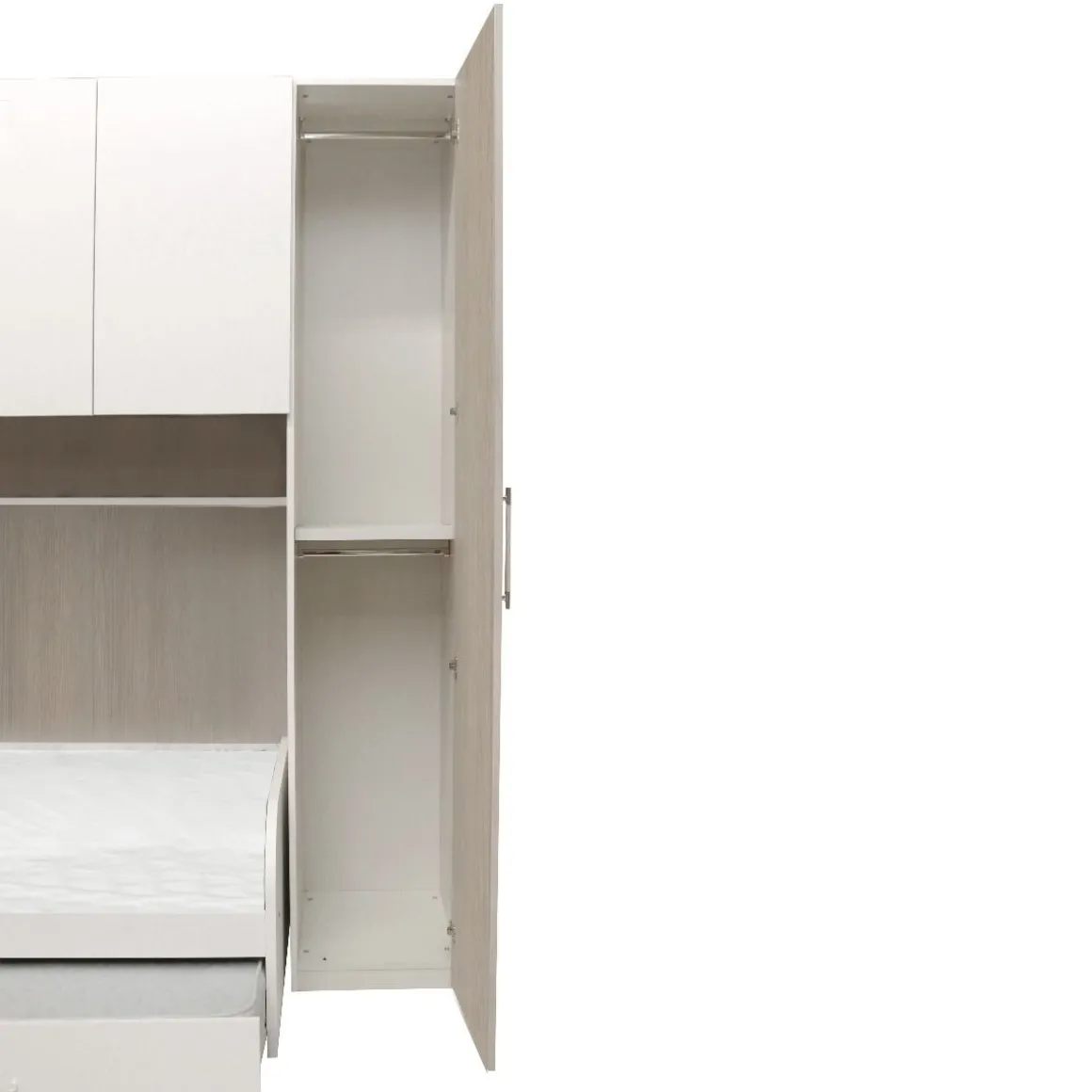CAMERETTA COMPLETA BLOK BIANCO FRASSINATO E OLMO
