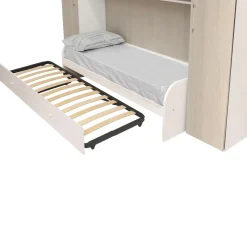CAMERETTA COMPLETA BLOK BIANCO FRASSINATO E OLMO