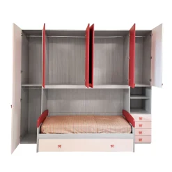 CAMERETTA GIESSEGI A PONTE MOD. JOB CENERE WOOD POMPEIANO E PRINCESS