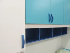 CAMERETTA GIESSEGI COMPLETA MOD. JOB BIANCO, CIELO E CIANO