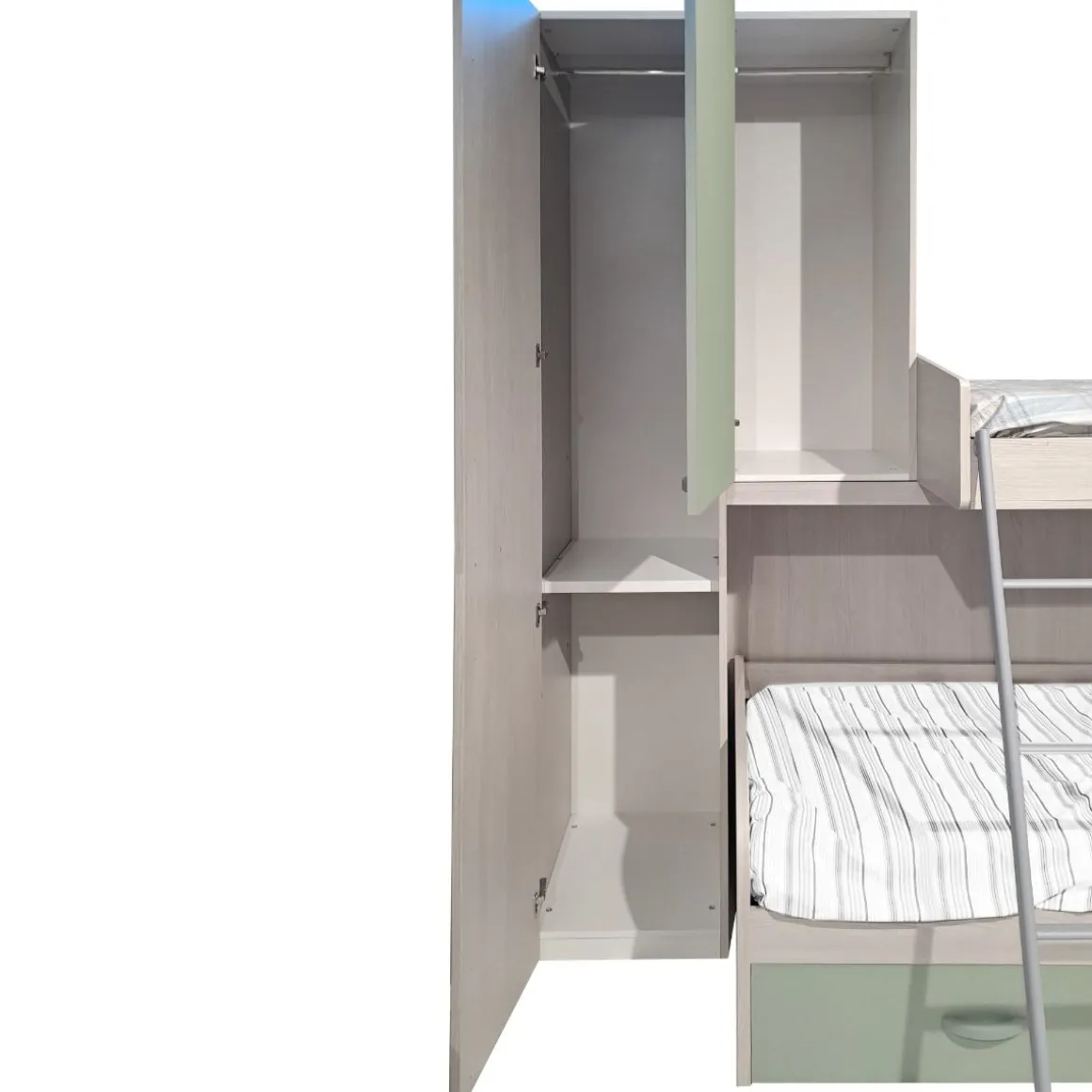 Cameretta Soppalco Destra Joy Olmo E Verde Salvia in offerta online