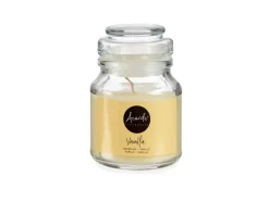 CANDELA CON COPERCHIO IN VETRO VANIGLIA : vendita online CANDELA CON COPERCHIO IN VETRO VANIGLIA in offerta