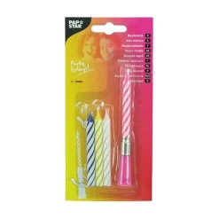 CANDELA MUSICALE 12CM HAPPY BITHDAY CON 3 CANDELE: vendita online CANDELA MUSICALE 12CM HAPPY BITHDAY CON 3 CANDELE in offerta
