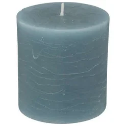 CANDELA ROTONDA OLIA BLU D. 6.7 XH 7CM: vendita online CANDELA ROTONDA OLIA BLU D. 6.7 XH 7CM in offerta