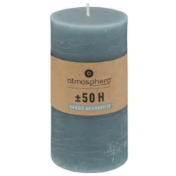 CANDELA ROTONDA OLIA BLU D 6.8 X H 14CM: vendita online CANDELA ROTONDA OLIA BLU D 6.8 X H 14CM in offerta
