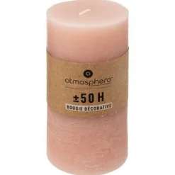 CANDELA ROTONDA OLIA ROSA CHIARO D 6.8 X H 14CM: vendita online CANDELA ROTONDA OLIA ROSA CHIARO D 6.8 X H 14CM in offerta