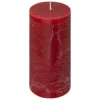 CANDELA ROTONDA OLIA ROSSA D 6.8 X H 14CM: vendita online CANDELA ROTONDA OLIA ROSSA D 6.8 X H 14CM in offerta