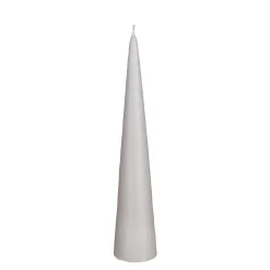 CANDELA A CONO ARGENTO D 25 H 25CM: vendita online CANDELA A CONO ARGENTO D 25 H 25CM in offerta
